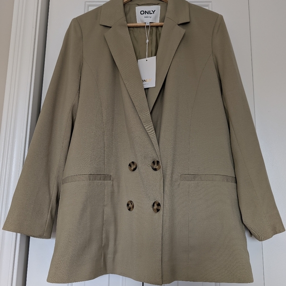 ONLY Women's Tan Blazer - Picture 1 of 3